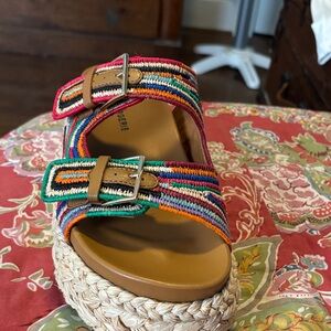 Robert Clergerie Multicolor Platform Sandals